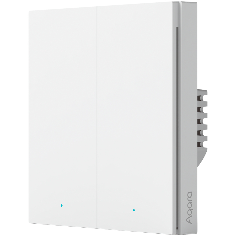 Vyklyuchatel Bytovoj Nastennyj Aqara Smart Wall Switch H1 With Neutral Double Rocker Ws Euk04 Kupit Cena Rassrochka Harakteristiki I Store By