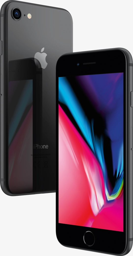 iPhone 8, 64 ГБ, бу, Серый космос